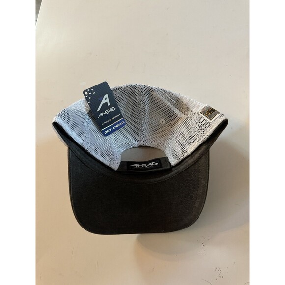 Boston Bruins Meshback Hat Baseball Cap Trucker Gray White NHL Hockey - Picture 2 of 6